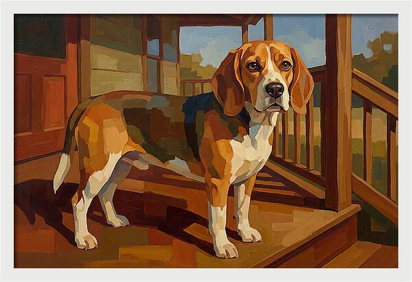 Beagle With Soulful Eyes