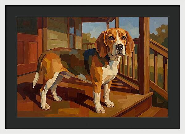 Beagle With Soulful Eyes