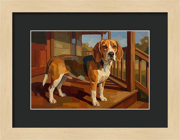 Beagle With Soulful Eyes