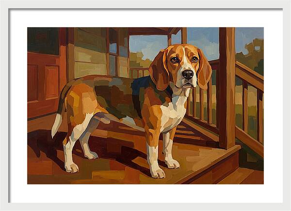 Beagle With Soulful Eyes