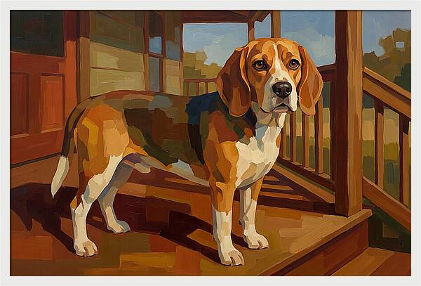 Beagle With Soulful Eyes