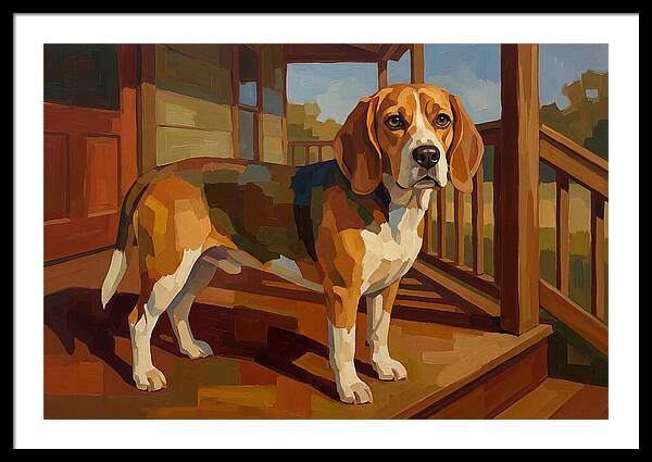 Beagle With Soulful Eyes