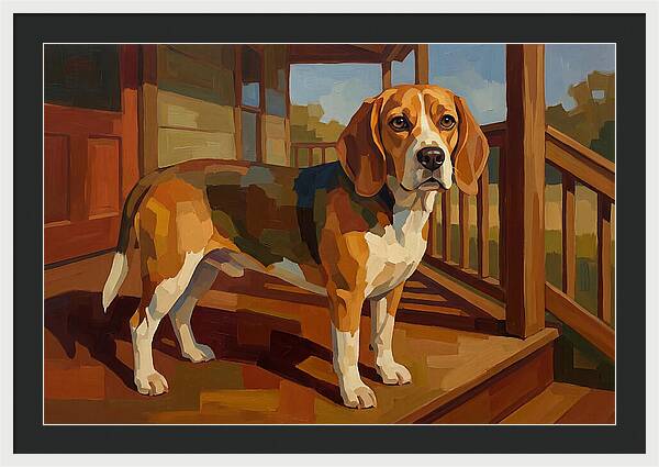 Beagle With Soulful Eyes