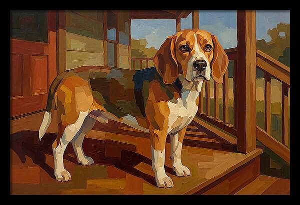 Beagle With Soulful Eyes
