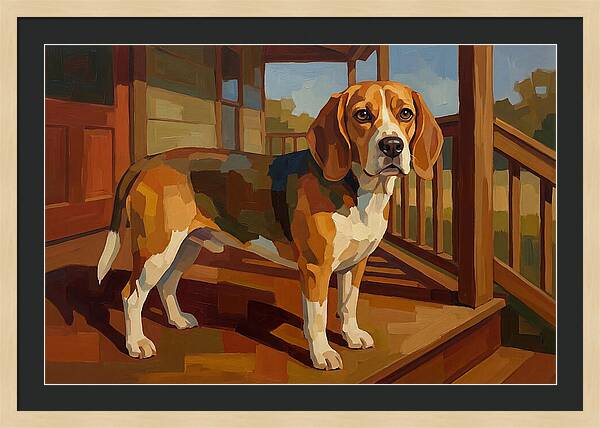 Beagle With Soulful Eyes