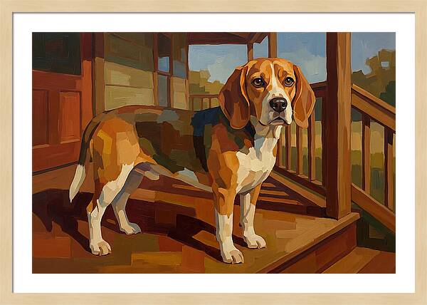 Beagle With Soulful Eyes