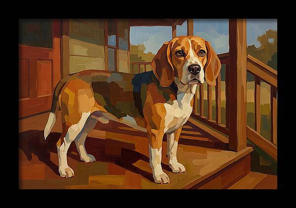 Beagle With Soulful Eyes