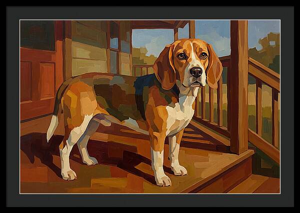 Beagle With Soulful Eyes