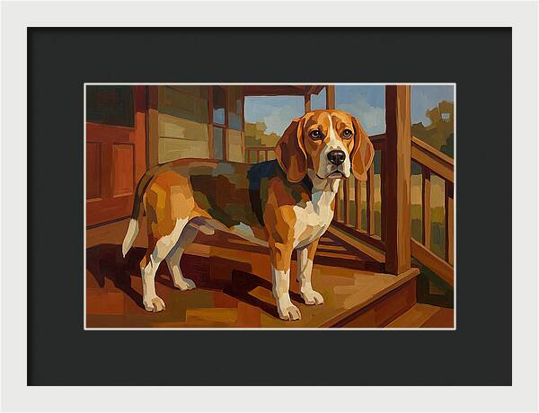 Beagle With Soulful Eyes