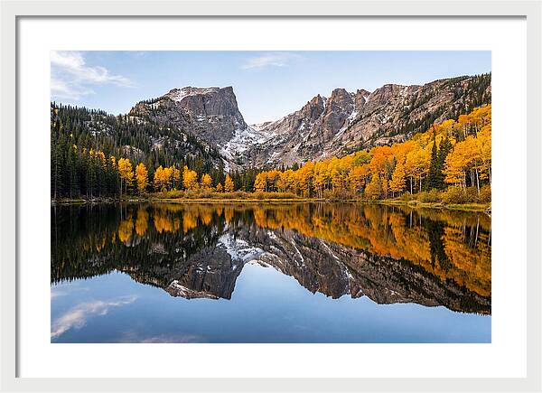 Bear Lake Reflections In Autumn