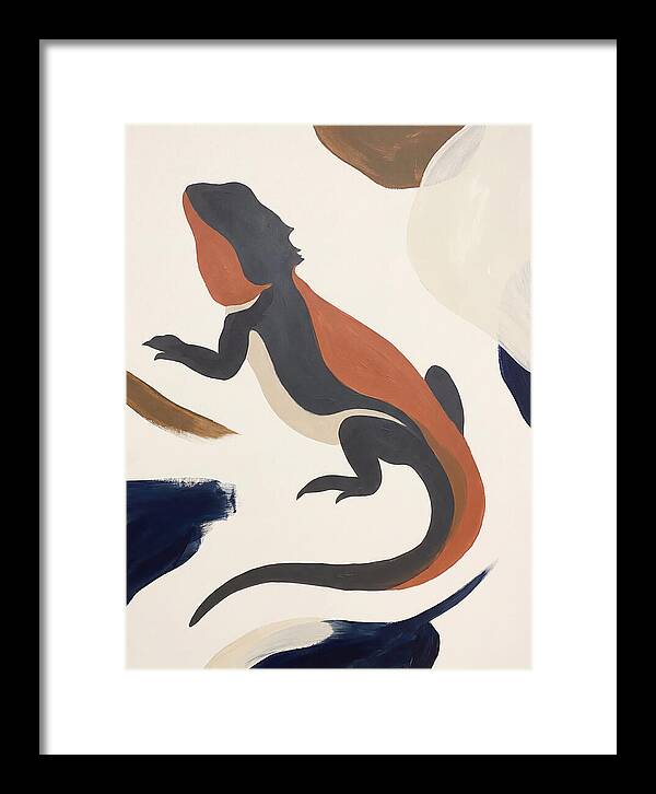 Bearded Dragon Silhouette
