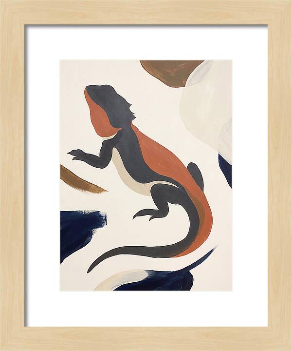 Bearded Dragon Silhouette