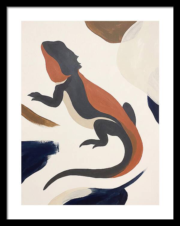 Bearded Dragon Silhouette