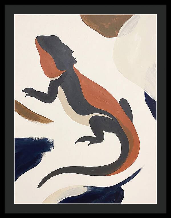 Bearded Dragon Silhouette