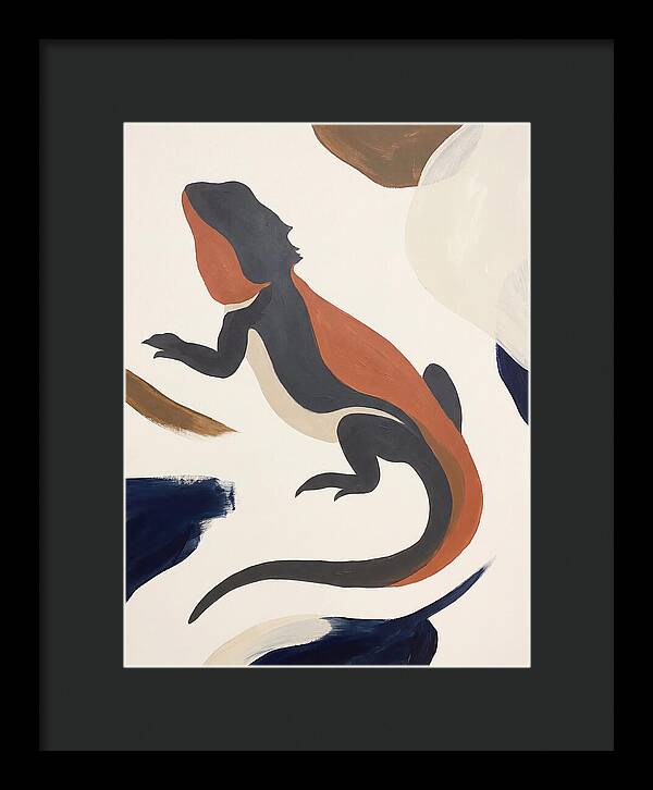 Bearded Dragon Silhouette