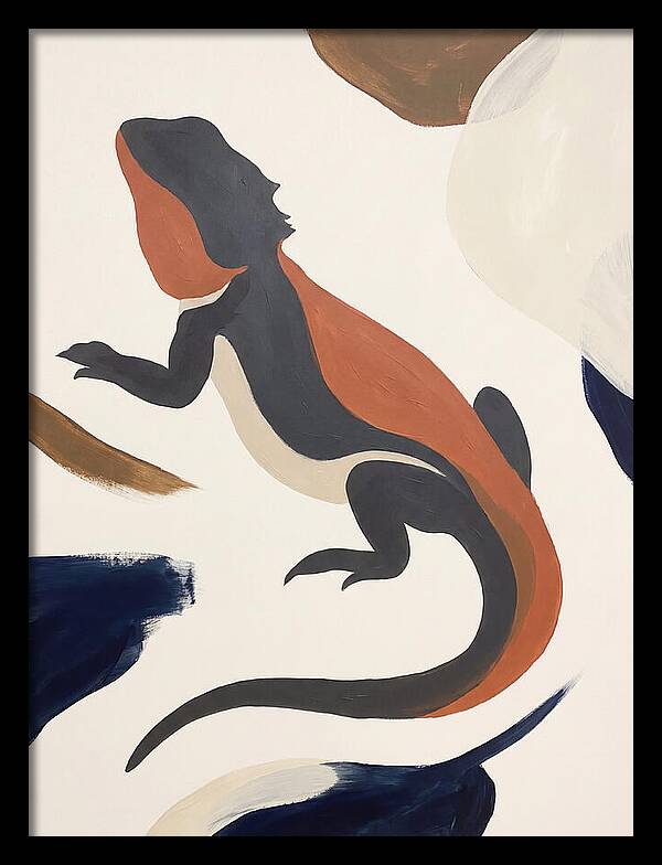 Bearded Dragon Silhouette