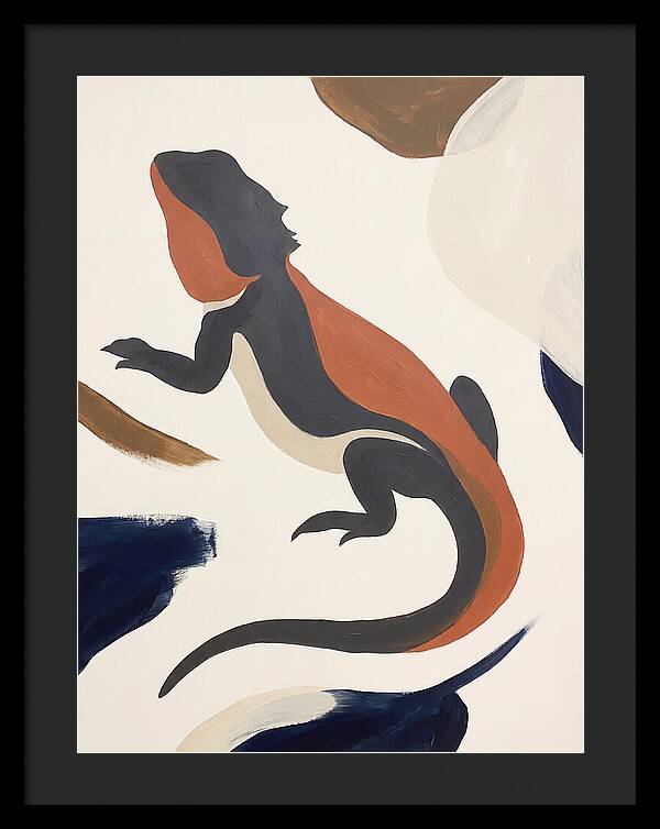 Bearded Dragon Silhouette