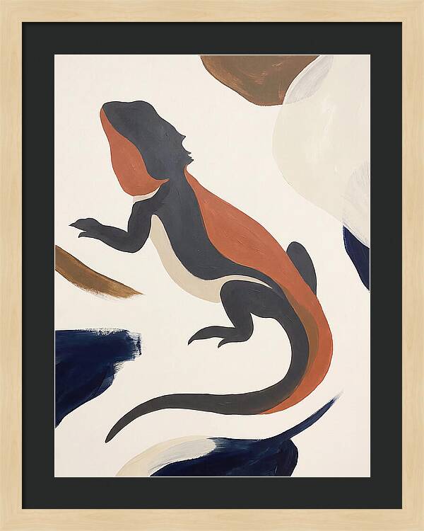 Bearded Dragon Silhouette