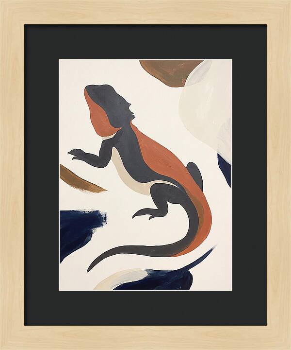 Bearded Dragon Silhouette