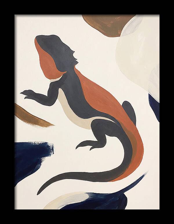 Bearded Dragon Silhouette