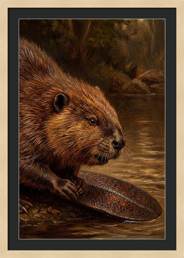 Beaver At The Stream