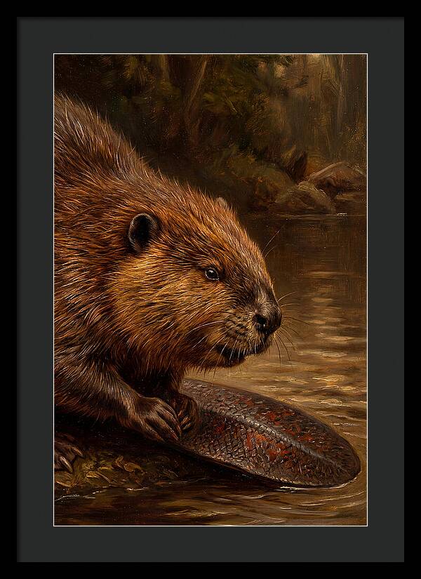 Beaver At The Stream