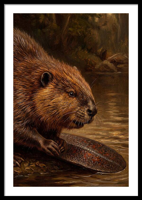 Beaver At The Stream