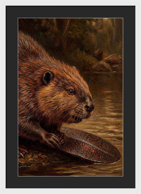 Beaver At The Stream
