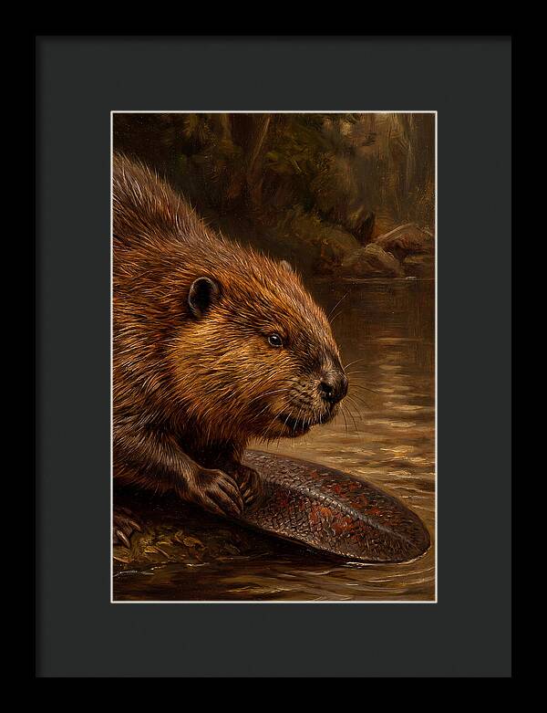 Beaver At The Stream