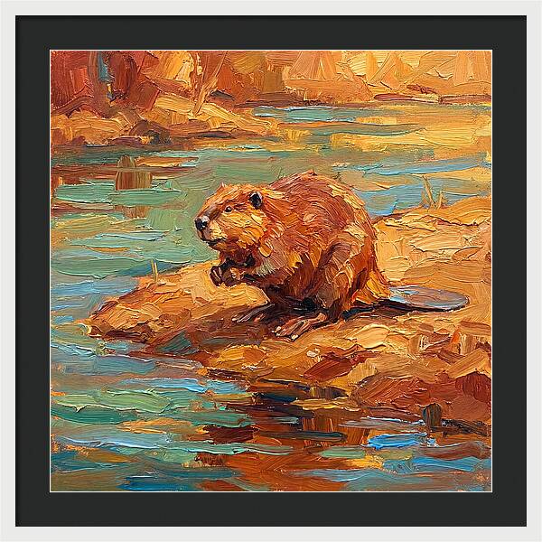 Beaver By The Water