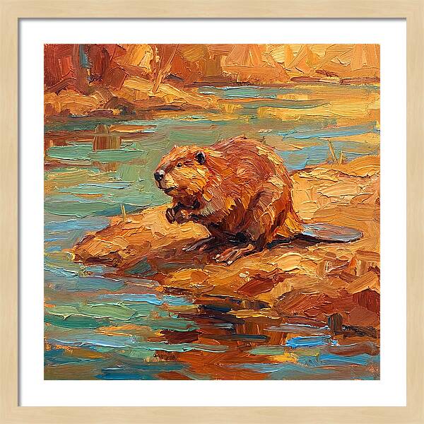 Beaver By The Water
