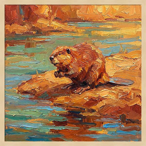 Beaver By The Water