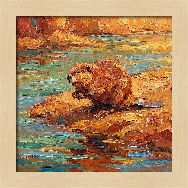 Beaver By The Water