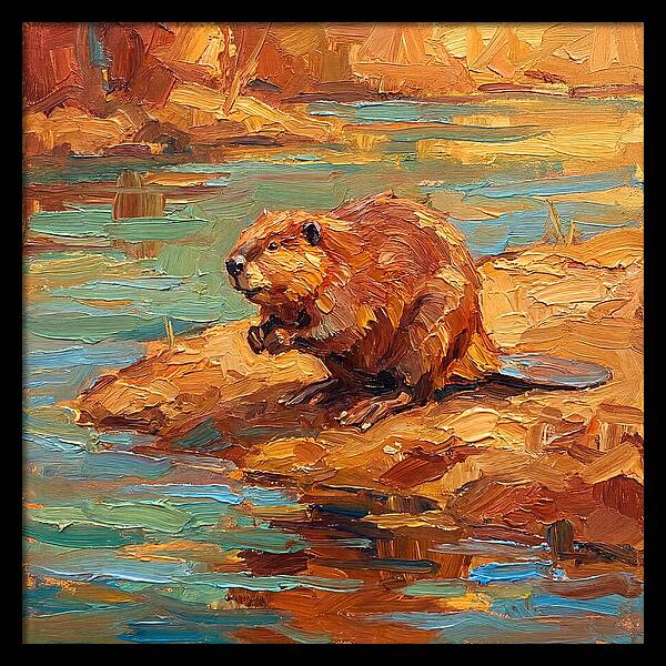 Beaver By The Water