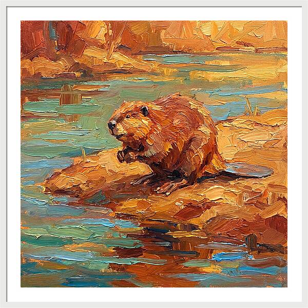 Beaver By The Water