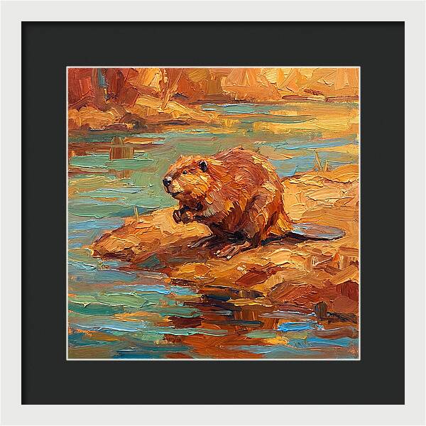 Beaver By The Water