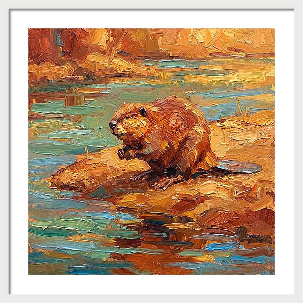 Beaver By The Water