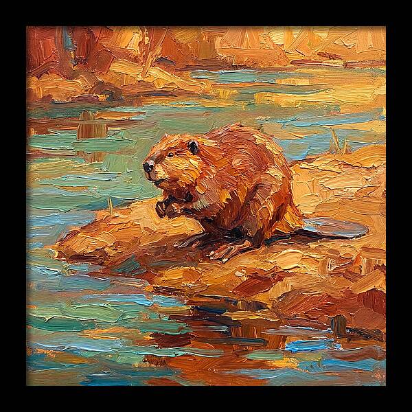 Beaver By The Water