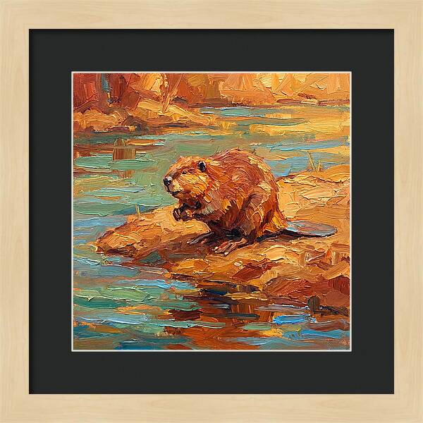 Beaver By The Water