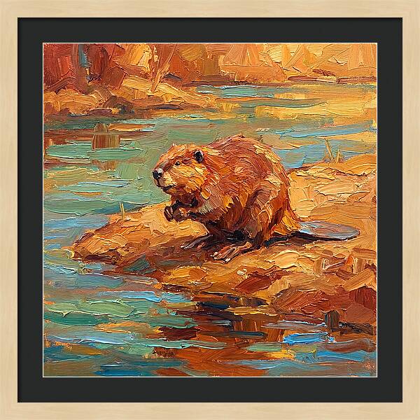 Beaver By The Water