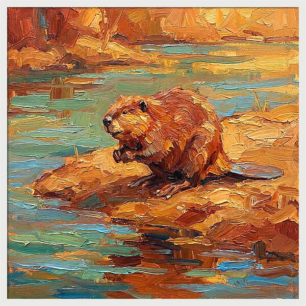 Beaver By The Water