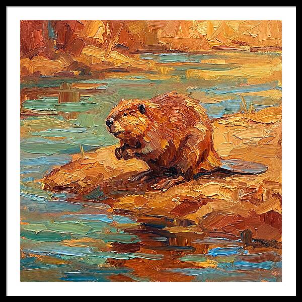 Beaver By The Water