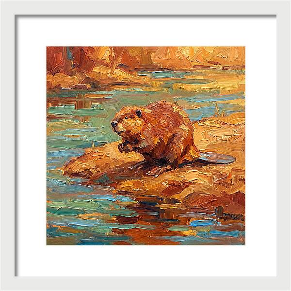 Beaver By The Water