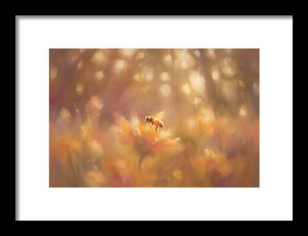 Bee Among Blossoms