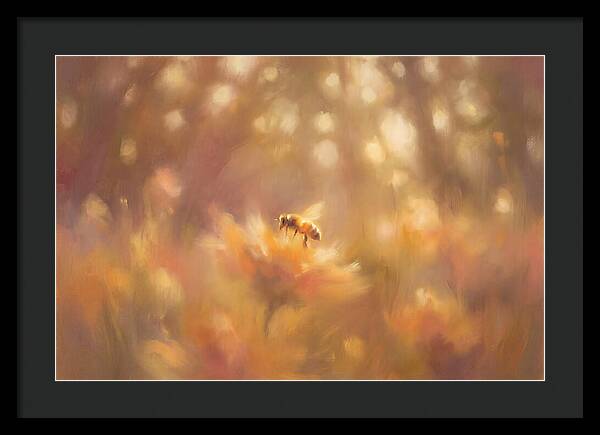 Bee Among Blossoms