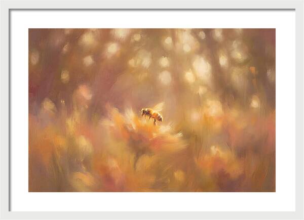 Bee Among Blossoms