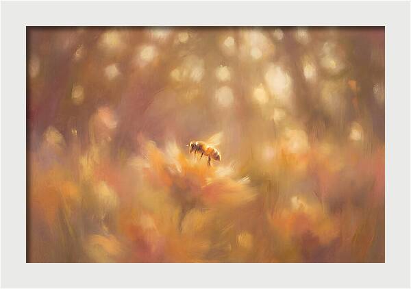 Bee Among Blossoms