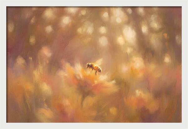 Bee Among Blossoms