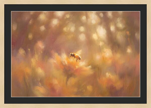 Bee Among Blossoms
