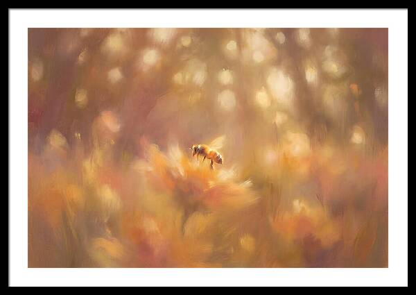 Bee Among Blossoms